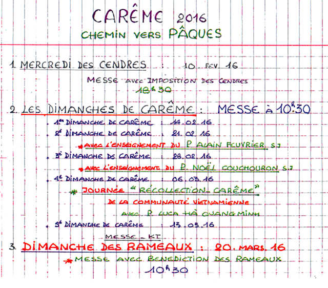 carême-2016